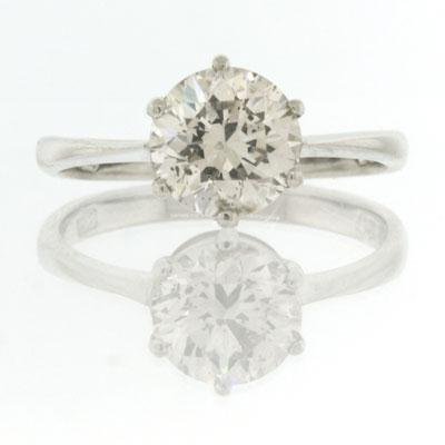 1.51ct Round Brilliant Cut Diamond Engagement 