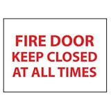 31b0GHczsUL. SL160  Fire Safety Sign   Fire Door Keep Closed At All Times   Plastic