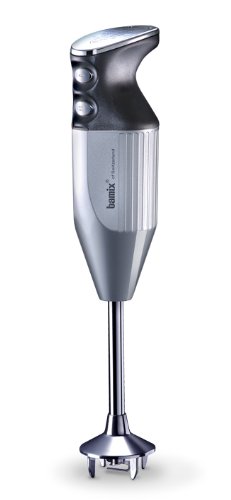 Bamix MX101083 Mixeur Plongeant Suisse M160 DeLuxe Argent