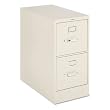 HON H322L H320 Series 26-1/2-Inch 2-Drawer Full-Suspension Letter File, Putty