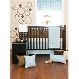 Mud Puddle Blue - Cream Pillow by Sweet Potato by Mud Puddle Blue