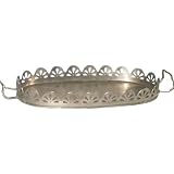 Trevis Tray with Ornate Rim