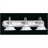 IMAGE OF Thomas Lighting M1719-78 Syracuse Three-Light 30-Inch W by 9-Inch H Bath Light, Brushed Nickel
