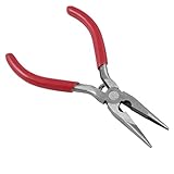 uxcell ニードルノーズプライヤー 鋸歯状　滑り止め　メタル ソフトプラスチック