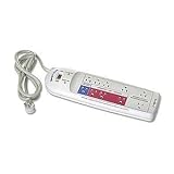 Energy Saving Smart Strip With Autoswitching Technology and Fax/Modem Surge Protection #LCG4