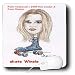 All Products : Londons Times Funny Panel Hollywood Cartoons - Kate Winslet - Mouse Pads