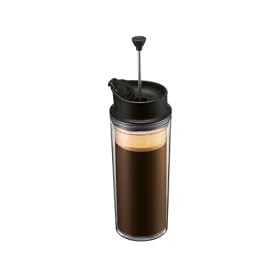 Click here to buy Bodum 16-Ounce Travel Coffee Press and Tea Maker, Clear by Bodum.