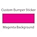 WYCO Products Custom Bumper Sticker Customizable Bumper Sticker (5