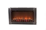 Fire Sense Stainless Steel Wall Mounted Electric Fireplace