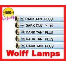 24 New Wolff Dark Tan Plus tanning bed bulbs F71 100watt