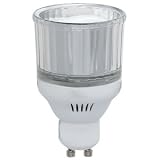 11 WATT GU10 JDR CFL/27K SUPRA LIFE 10,000 HOUR GU10 BASE COMPACT FLUORESCENT LIGHT BULB WARM TONE REPLACES GU10 HALOGEN BULBS