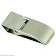 Spring-loaded Silver Plated ,Money Clip