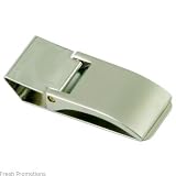 Spring-loaded Silver Plated ,Money Clip