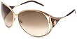 Roberto Cavalli Women's RC574SSW28P Oval Metal Wrap Sunglasses