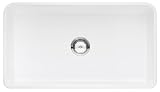 Blanco 518540 Cerana 30 White Apron Front Fireclay Reversible Farmhouse Kitchen Sink