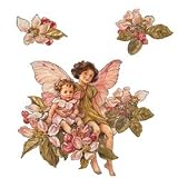 Wallies Apple Blossom Flower Fairies Wall Decorations