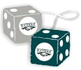 Philadelphia Eagles Fuzzy Dice