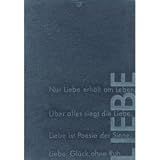 R�der Schiefer Tafel Liebe