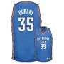 Kevin Durant Oklahoma City Thunder #35 Authentic Adidas NBA Basketball Jersey (Blue)