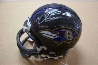 Jamal Lewis Autographed Ravens Mini Helmet
