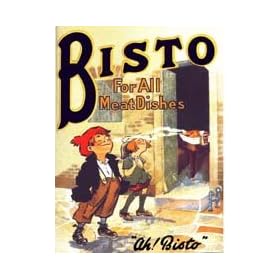 Bisto For All Meat Dishes Large Metal Sign 30 x 40cms