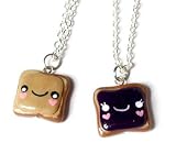 Peanut Butter and Jelly Best Friends Necklaces - Set of 2 Included!