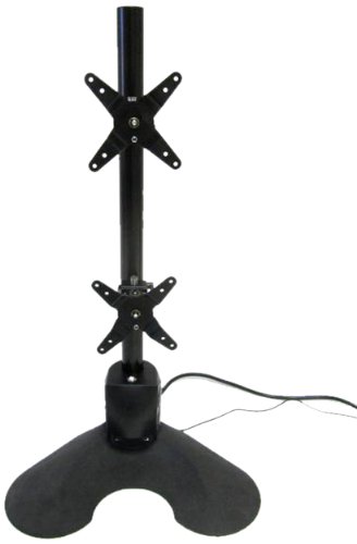 Ergotech Dual Vertical Desk Stand with Ice Cube (100-D28-B11-Ice) On Sale