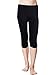 Red Bene Women's Microfiber Seamless Capri Leggings