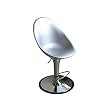 2 Silver Adjustable Barstools By Wholesale Interiors