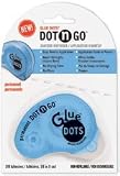 Glue Dots 3/8 Permanent Dot 'n Go Disposable Dispenser 200 Clear Dots