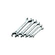 SK 381 SuperKrome 5 Piece 6 Point 1/4-inch to 7/8-Inch Flare Nut Wrench Set