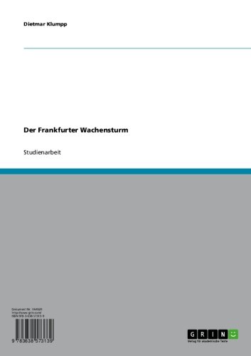 Der Frankfurter Wachensturm (German Edition)