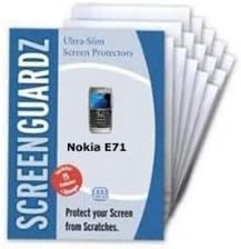 NLU ScreenGuardz Ultra-Slim Screen Protector for Nokia E71 Smartphone - Clear