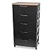 Tools & Hardware : 5 Drawer Chest in Black & Cherry by Iris®