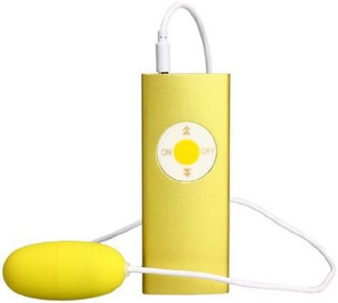 Hong Kong Fashion Leten Mp3 form load mode Vibrating Egg Sex toys for women bags Quiet Inverter / Wired Single Vibrating Egg (Yellow)