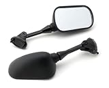 04-08 Kawasaki Ninja ZX6 ZX6R ZX10 ZX10R Black Mirrors