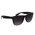 Occhiali da sole modello Wayfarer classico, Unisex con lenti scure sfumate - Completi di sacchetto protettivo, panno pulisci occhiali e cordicelle. Protezione totale UV400.