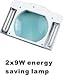 Adjustable-Arm UL Magnifier Lamp - Big-View 7 x 5