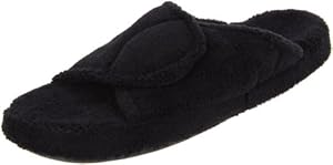 ACORN Women's New Spa Slide Slipper,Black,Large/8-9 M US