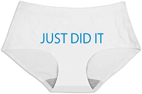 Just Did It Ice Panties Size M White