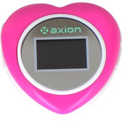 Axion AXN9100P 1.1-Inch Heart Shaped Mini Digital Picture Frame (Pink)