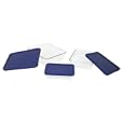Pyrex Storage 6-Piece Rectangular Set, Clear with Blue Lids