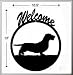 dachshund21 - Wirehair Dachshund Welcome Sign