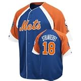 New York Mets Daryl Strawberry Throwback Wheelhouse Jersey (Large)