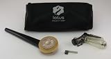 Lotus Portable Herbal Vaporizer, Long Stem, Natural Lotus Portable Herbal Vaporizer, Long Stem, Natural