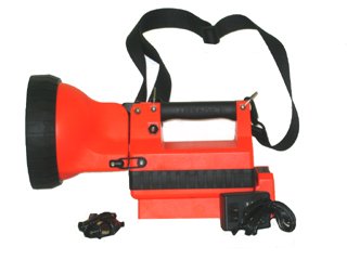 Cheap New Streamlight HID Lite Box 120V AC 12V DC Orange Rechargeable Flashlight Portable Powerful