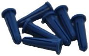 6 -8 Plastic Concrete Brick Drywall Wall Screw Anchor Plugs (100)