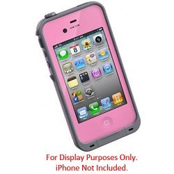 LifeProof Waterproof Shockproof and Dirtproof iPhone Case for the iPhone 4S/4 - Pink