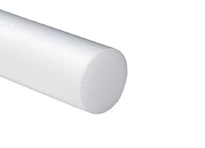 j/fit Basic Foam Roller, 36 x 6-Inch, White