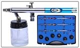 0.35 mm Dual Airbrush Kit 6 Airbrushes with Holder